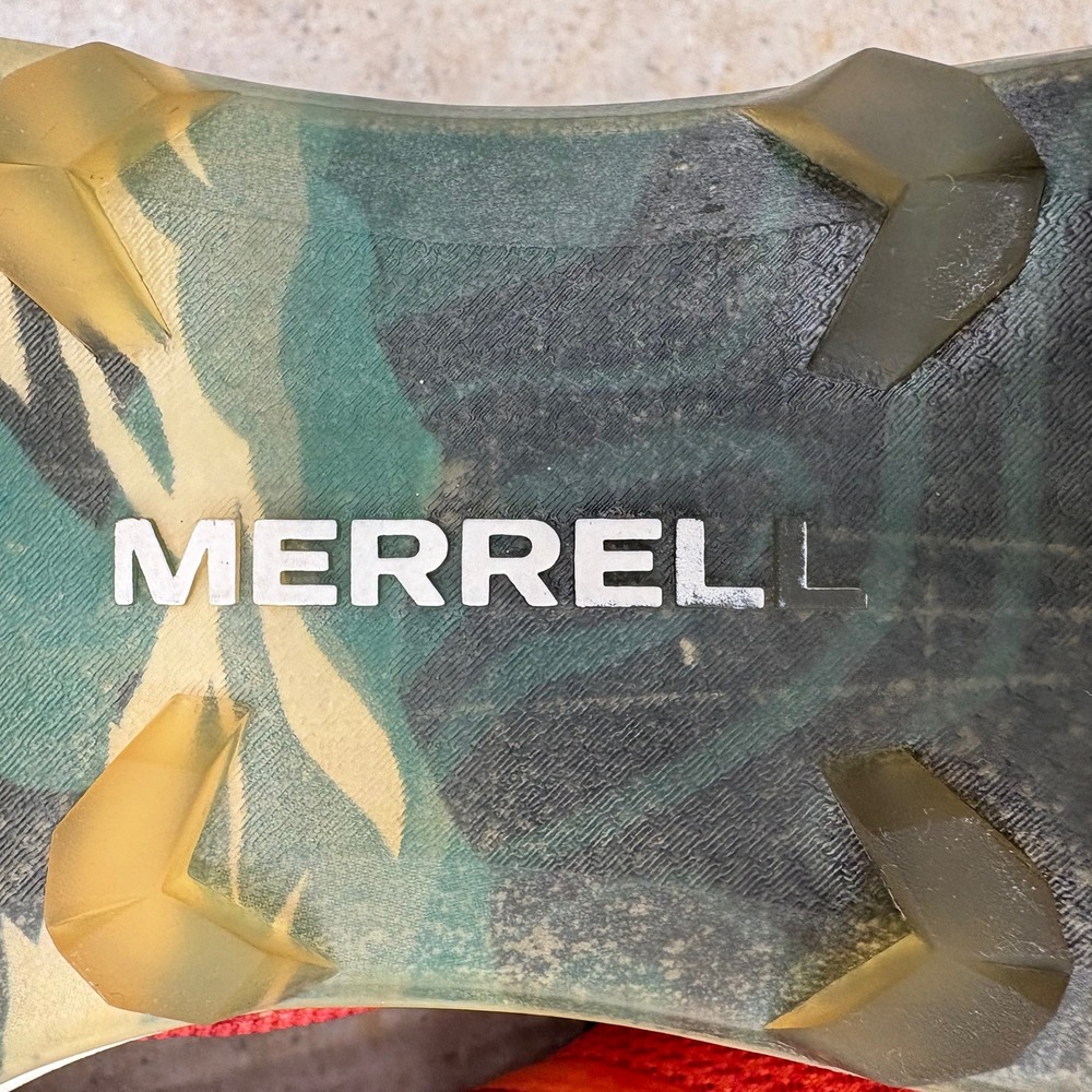 Merrell Womens Skyfire X J002472 Green Red Hiking Trail Shoes Sneakers Sz 9 US - Picture 14 of 15
